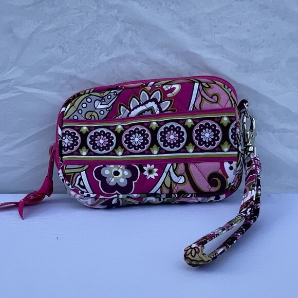 Vera Bradley Wristlet Very Berry Paisley - Picture 1 of 6
